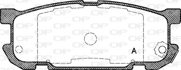 Open Parts BPA0853.02 - Bremžu uzliku kompl., Disku bremzes www.autospares.lv