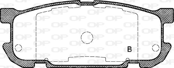 Open Parts BPA0853.02 - Bremžu uzliku kompl., Disku bremzes www.autospares.lv