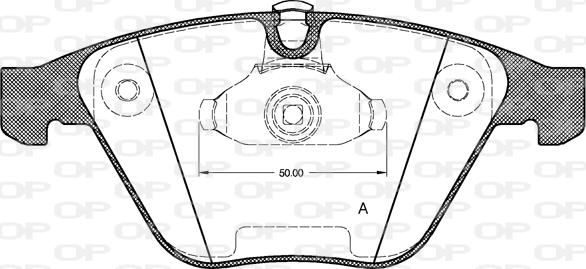 Open Parts BPA0857.00 - Bremžu uzliku kompl., Disku bremzes autospares.lv