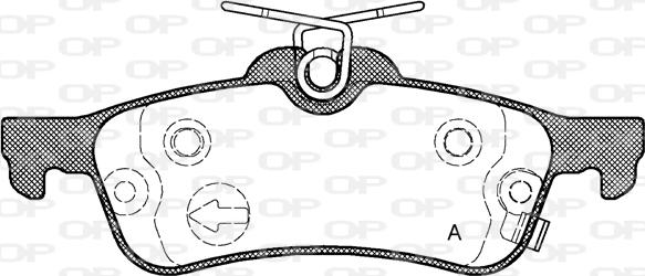 Open Parts BPA0862.02 - Bremžu uzliku kompl., Disku bremzes autospares.lv