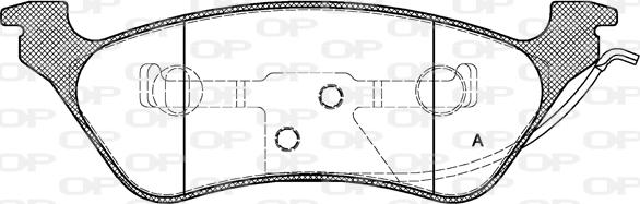 DriveTec DPAD1694 - Bremžu uzliku kompl., Disku bremzes www.autospares.lv