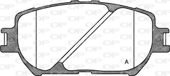 Open Parts BPA0884.00 - Brake Pad Set, disc brake www.autospares.lv