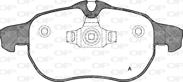 Open Parts BPA0888.00 - Brake Pad Set, disc brake www.autospares.lv