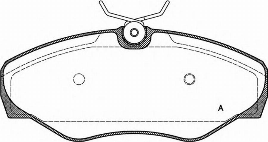 Open Parts BPA083400 - Bremžu uzliku kompl., Disku bremzes autospares.lv