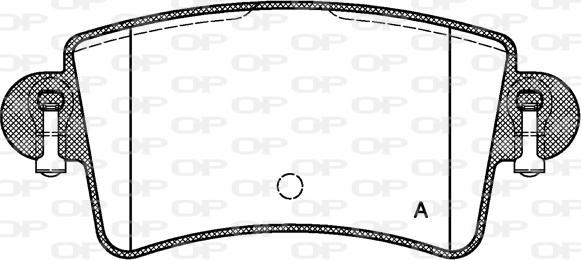 Open Parts BPA0833.00 - Bremžu uzliku kompl., Disku bremzes www.autospares.lv