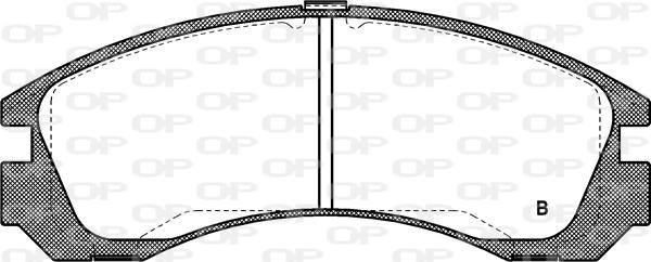 Open Parts BPA0354.02 - Brake Pad Set, disc brake www.autospares.lv