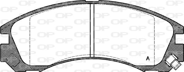 Open Parts BPA0354.22 - Brake Pad Set, disc brake www.autospares.lv