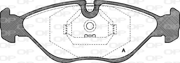 Open Parts BPA0319.00 - Bremžu uzliku kompl., Disku bremzes www.autospares.lv