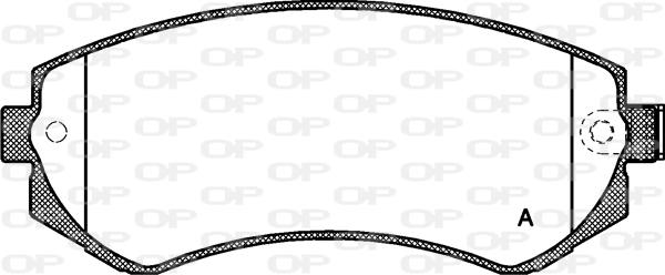 Open Parts BPA0317.12 - Bremžu uzliku kompl., Disku bremzes www.autospares.lv