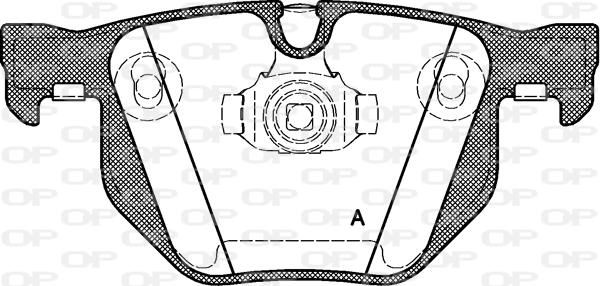 Open Parts BPA0381.40 - Bremžu uzliku kompl., Disku bremzes www.autospares.lv