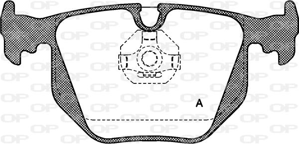 Open Parts BPA0381.00 - Brake Pad Set, disc brake www.autospares.lv