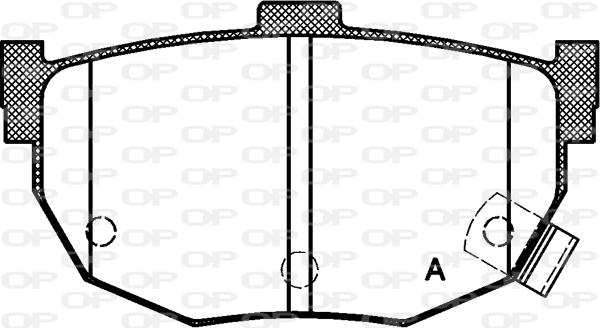 Febi Bilstein 222362 - Brake Pad Set, disc brake www.autospares.lv