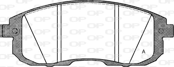 Open Parts BPA0293.14 - Bremžu uzliku kompl., Disku bremzes www.autospares.lv