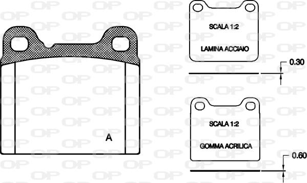 Open Parts BPA0257.20 - Brake Pad Set, disc brake www.autospares.lv