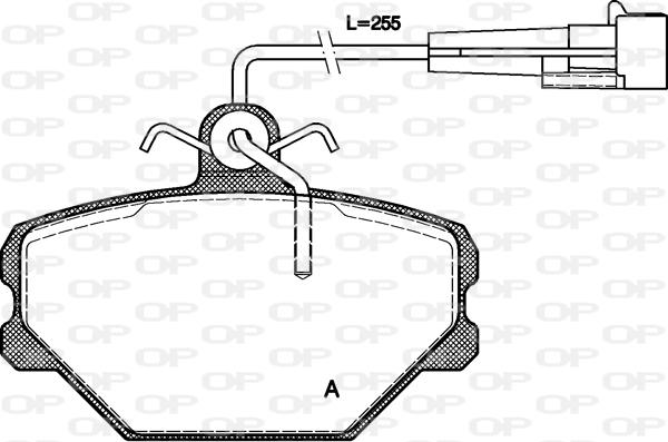 Open Parts BPA0264.02 - Brake Pad Set, disc brake www.autospares.lv