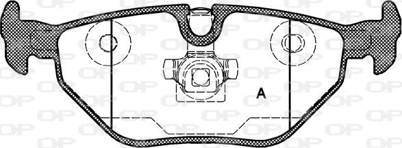 Open Parts BPA0265.40 - Bremžu uzliku kompl., Disku bremzes autospares.lv