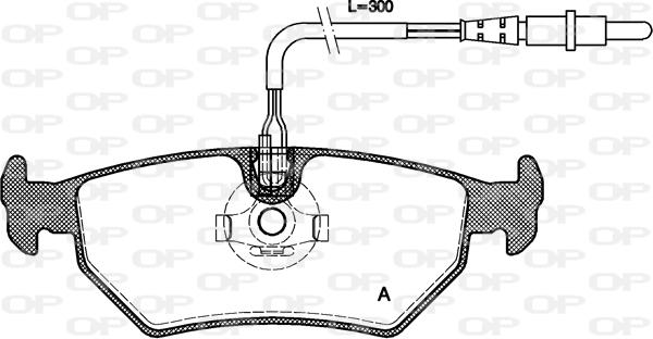 Open Parts BPA0265.32 - Bremžu uzliku kompl., Disku bremzes autospares.lv