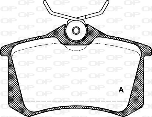 Open Parts BPA0263.01 - Brake Pad Set, disc brake www.autospares.lv