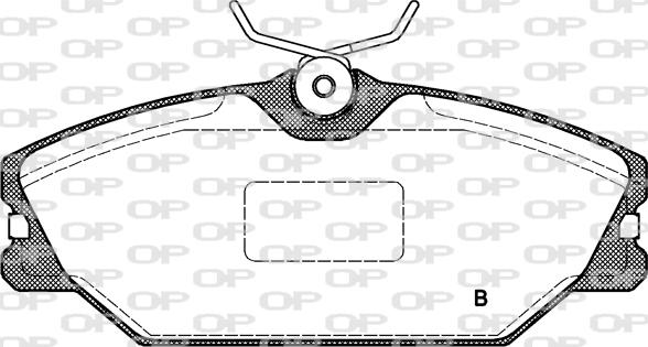 Open Parts BPA0208.12 - Bremžu uzliku kompl., Disku bremzes autospares.lv