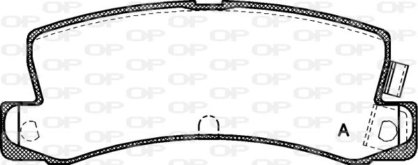 Open Parts BPA0214.04 - Brake Pad Set, disc brake www.autospares.lv