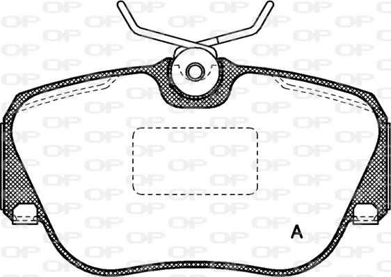 Open Parts BPA0284.00 - Brake Pad Set, disc brake www.autospares.lv