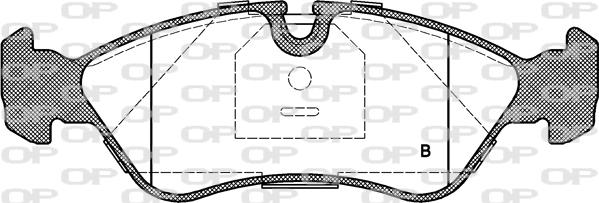 Open Parts BPA0286.30 - Bremžu uzliku kompl., Disku bremzes autospares.lv