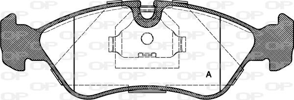 Open Parts BPA0286.30 - Bremžu uzliku kompl., Disku bremzes autospares.lv