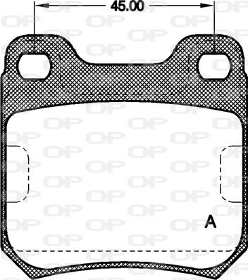 Open Parts BPA0239.40 - Brake Pad Set, disc brake www.autospares.lv