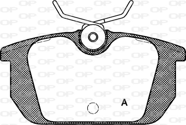 Open Parts BPA0231.00 - Bremžu uzliku kompl., Disku bremzes www.autospares.lv