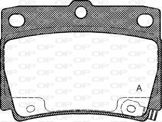 Open Parts BPA0750.02 - Bremžu uzliku kompl., Disku bremzes www.autospares.lv