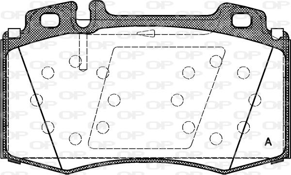 Open Parts BPA0769.00 - Bremžu uzliku kompl., Disku bremzes autospares.lv