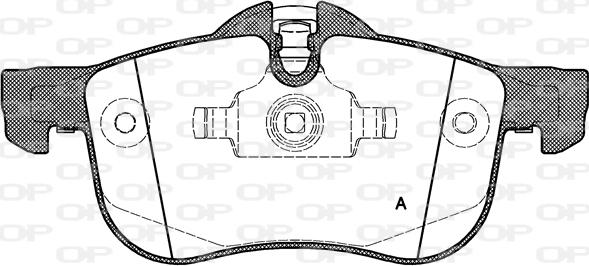 Open Parts BPA0719.00 - Bremžu uzliku kompl., Disku bremzes www.autospares.lv