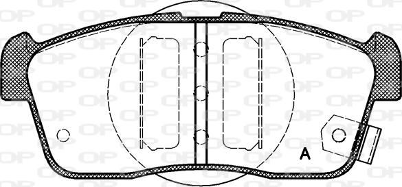 Open Parts BPA0724.02 - Brake Pad Set, disc brake www.autospares.lv