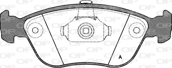 Open Parts BPA0722.00 - Brake Pad Set, disc brake www.autospares.lv