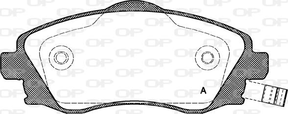 Open Parts BPA0774.02 - Bremžu uzliku kompl., Disku bremzes www.autospares.lv