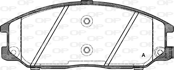 Open Parts BPA0771.12 - Bremžu uzliku kompl., Disku bremzes www.autospares.lv