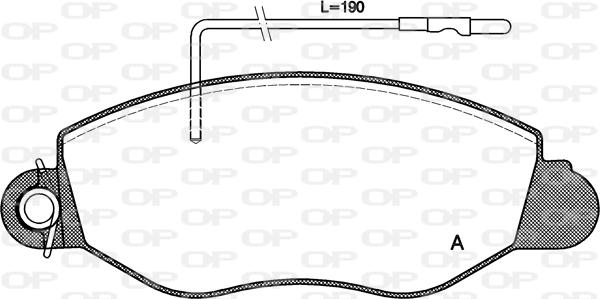 Open Parts BPA0772.22 - Bremžu uzliku kompl., Disku bremzes autospares.lv