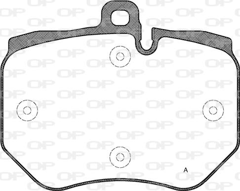 Open Parts BPA1400.00 - Bremžu uzliku kompl., Disku bremzes autospares.lv