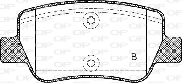 Open Parts BPA1403.02 - Bremžu uzliku kompl., Disku bremzes autospares.lv