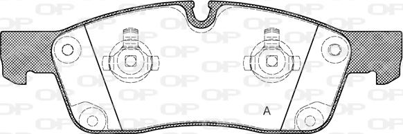 Open Parts BPA1430.10 - Bremžu uzliku kompl., Disku bremzes autospares.lv