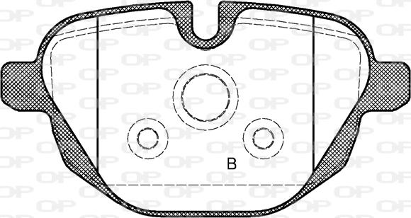 Open Parts BPA1421.00 - Bremžu uzliku kompl., Disku bremzes autospares.lv