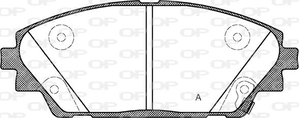 Open Parts BPA1569.02 - Bremžu uzliku kompl., Disku bremzes autospares.lv