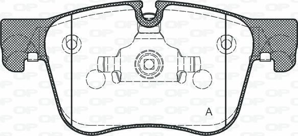 Open Parts BPA1560.10 - Bremžu uzliku kompl., Disku bremzes autospares.lv