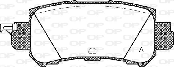 Open Parts BPA1507.00 - Brake Pad Set, disc brake www.autospares.lv