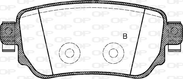 Open Parts BPA1582.02 - Bremžu uzliku kompl., Disku bremzes autospares.lv