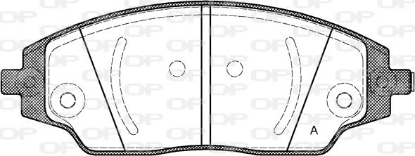 Open Parts BPA1537.02 - Bremžu uzliku kompl., Disku bremzes autospares.lv