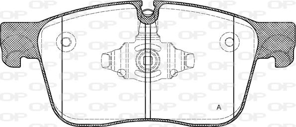 Open Parts BPA1683.00 - Bremžu uzliku kompl., Disku bremzes www.autospares.lv