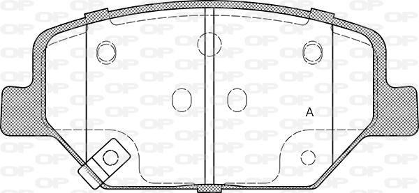 Open Parts BPA1631.02 - Bremžu uzliku kompl., Disku bremzes www.autospares.lv