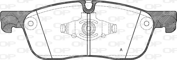 Open Parts BPA1633.00 - Bremžu uzliku kompl., Disku bremzes www.autospares.lv