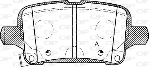 Open Parts BPA1628.02 - Bremžu uzliku kompl., Disku bremzes autospares.lv